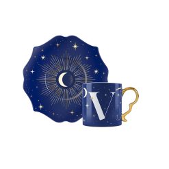 Bialetti Tazzina Con Lettera V - Cielo Stellato