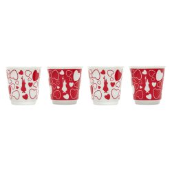 Bialetti Set 4 Bicchierini - Cuore