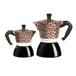 Alternative view of Bialetti Moka Induction 6 Tazze Leopardo D&G