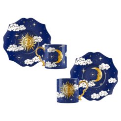 Bialetti Set 2 Tazzine Sole E Luna - Cielo Stellato