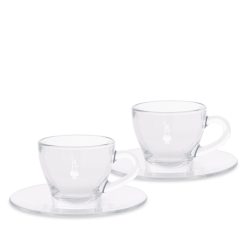Bialetti Set 2 Tazze Cappuccino In Vetro