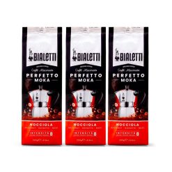 Bialetti Kit Perfetto Moka Nocciola 3 Confezioni