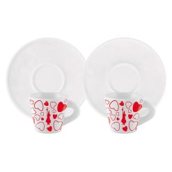 Bialetti Set 2 Tazzine Espresso - Cuore