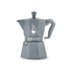 Bialetti Moka Exclusive Octagonal Induction Silver Grey