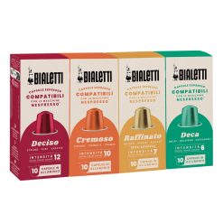 Bialetti Kit 50 Capsule Compatibili Nespresso