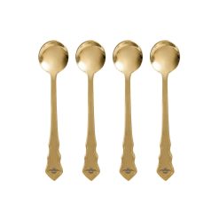 Bialetti Set 4 Cucchiaini Dorati - Bridgerton