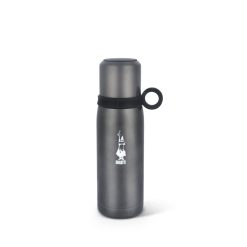 Bialetti Bottiglia Termica Con Coperchio-Tazza Grigia